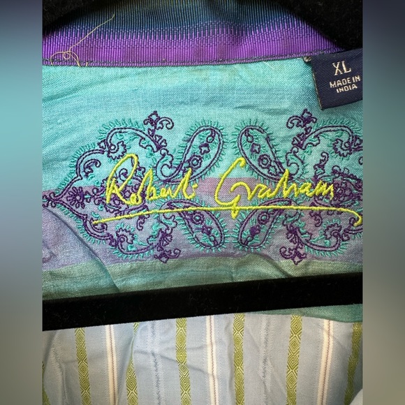 Robert Graham XL Men’s Long Sleeved Button-Up Shirt - Picture 4 of 11